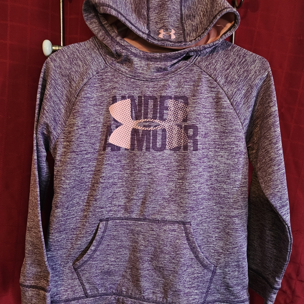 Under Armour Purple Hoodie Youth Large